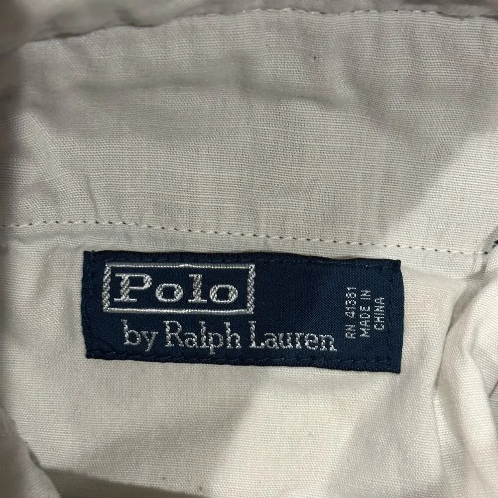 Vintage Polo Ralph Lauren Cricket Player Embroidered Chino Shorts 9